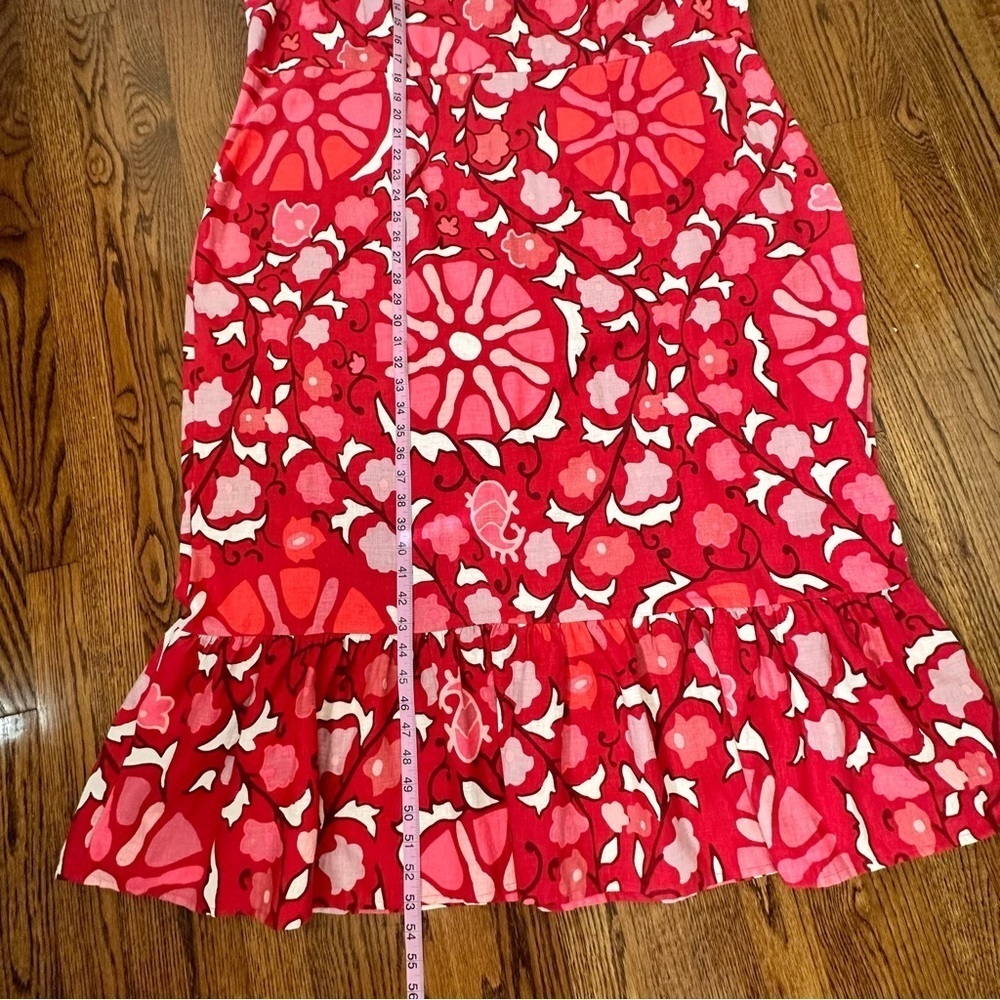 RHODE Long Floral Dress Sz 24 NWT - Picture 8 of 8